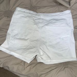 White American eagle super stretch high waist shorts